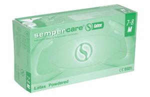 Laborhandschuh - Sempercare® latex - Sempermed - chemikalienbeständig / Latex / Einweg
