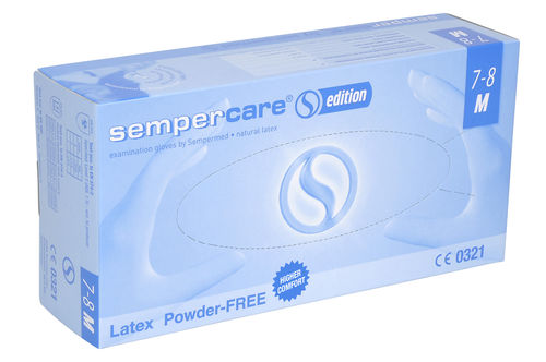 Handschuh für Reinraum - Sempercare® edition - Sempermed - chemikalienbeständig / Latex / puderfrei
