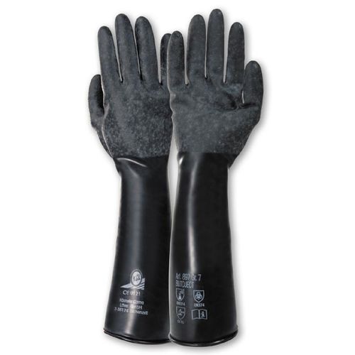 Arbeitshandschuh - Butoject® 897 - Kächele Cama Latex - für die chemische Industrie / chemikalienbeständig / Butyl