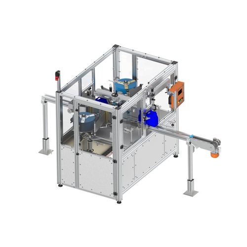 Automatisches Etikettiersystem - Productive Systems - für Flaschen / zur Seitenetikettierung / für die Lebensmittelindustrie