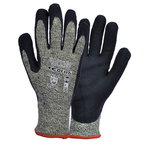Handschuh für Materialumschlag - DAPPLED - COFRA - Industrie / Schnittschutz / Nitril