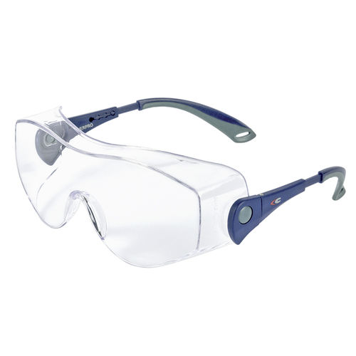 Schutz-Überbrille / UV - OVERPRO - COFRA - Polycarbonat / mit kratzfester Beschichtung / beschlagfrei