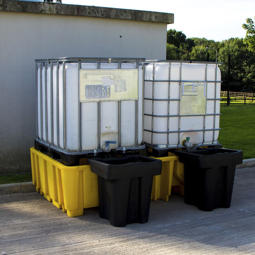 Auffangpalette für IBC-Container - SJ-545-YE, SJ-545-BLK - Jonesco - Polyethylen