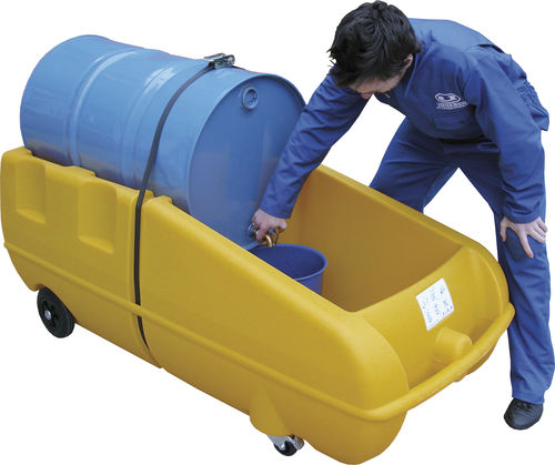 Auffangwagen - SJ-400-001, SJ-400-003 - Jonesco - für Fässer / für Behälter