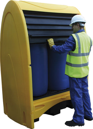 Auffangpalette für 2 Fässer - SJC2-YE-BK-B-A - Jonesco