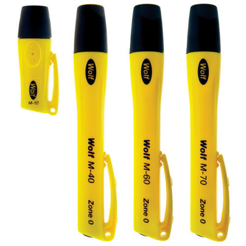 LED-Taschenlampe - M series - Wolf Safety Lamp Company - für Gefahrenzonen / kompakt / IP67