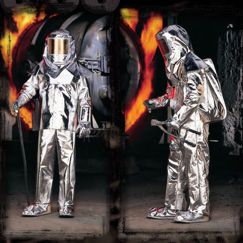 Feuerfester Overall - 500 series - Lakeland Industries - Aluminium / unisex