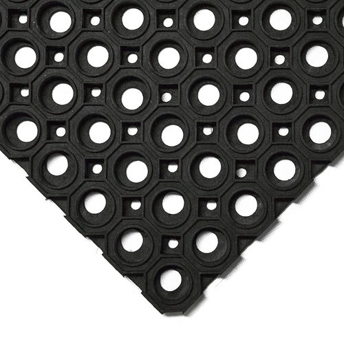 Nicht absorbierende Matte - Ringmat Octomat - COBA Europe Ltd - Gummi / für hochfrequentierte Bereiche / zur Außenaufstellung
