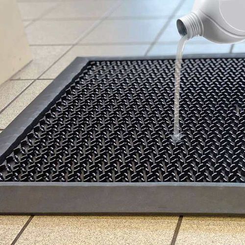 Desinfizierende Matte - HYW010001 - COBA Europe Ltd - PVC / schwarz
