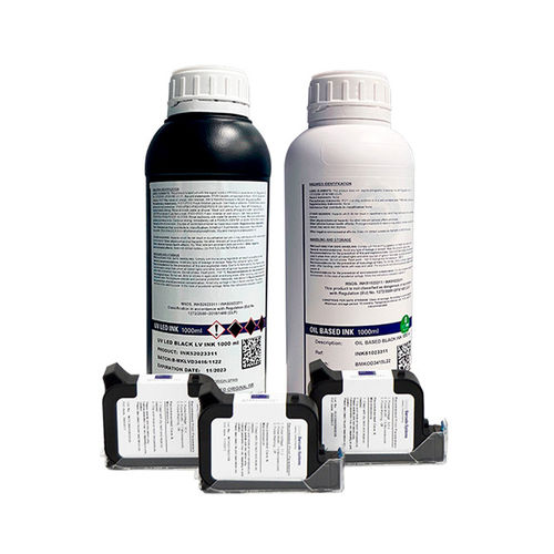 Tinte für Tintenstrahldruck - UBS United Barcode Systems - auf Wasserbasis / auf Ölbasis / Lösungsmittel