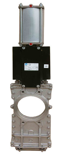 Plattenschieber - L series - C.M.O. - pneumatisch gesteuert / Absperr / bidirektional