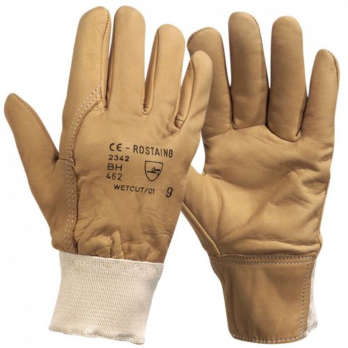 Arbeitshandschuh - WETCUT/01 - ROSTAING - Schnittschutz / Leder