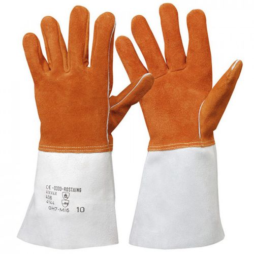 Schweißhandschuh - GH7M16/14 - ROSTAING - verschleißfest / Hitzeschutz / Leder