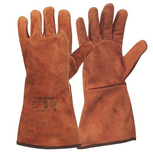 Schweißhandschuh - ARC35D2/14 - ROSTAING - für die Metallindustrie / verschleißfest / Hitzeschutz
