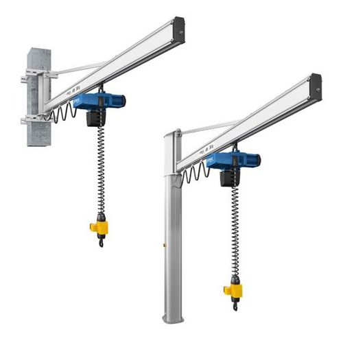 Säulenschwenkkran - ZASCHE handling GmbH - wandmontiert / Aluminium