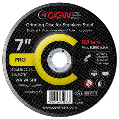 Aluminiumoxid-Schleifscheibe - Camel Grinding Wheels - zum Schleifen / für Edelstahl