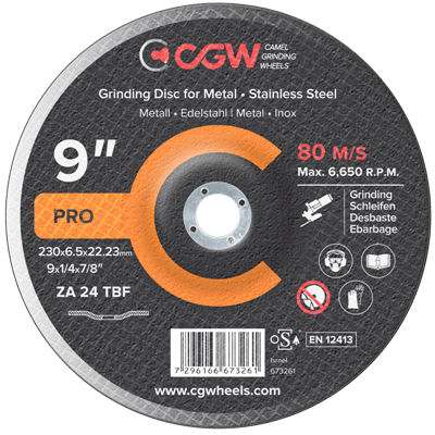Aluminiumoxid-Schleifscheibe - Camel Grinding Wheels - Schleif / für Edelstahl / für eisenhaltige Materialien