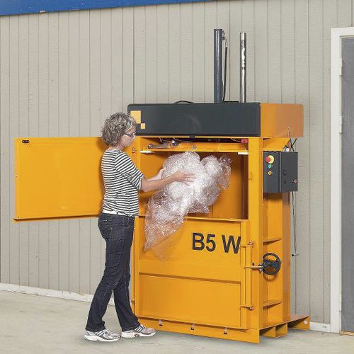 Ballenpresse für Karton - B5 Wide - Bramidan Balers - für Papier / für Kunststoff / vertikal