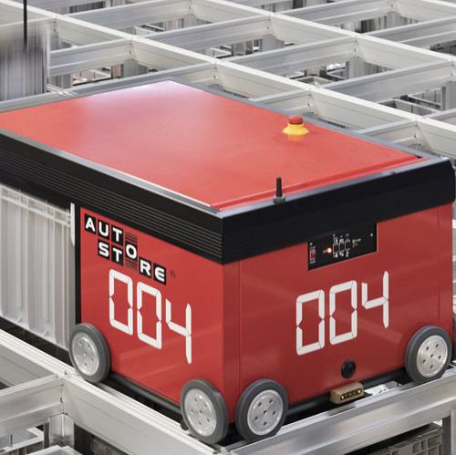 Pufferlager-System - AutoStore Red Line - DEMATIC