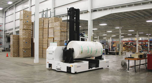 FTS für Materialumschlag - DEMATIC - Transfer / Transport / für Papierrollen