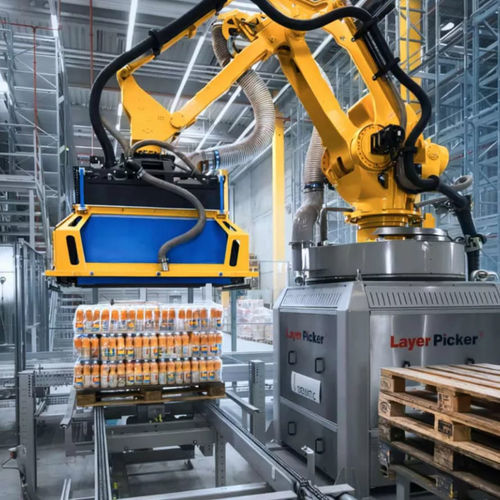 Palettierer und Depalettierer / Roboter - AMCAP - DEMATIC - Schicht / für Paletten / Kisten