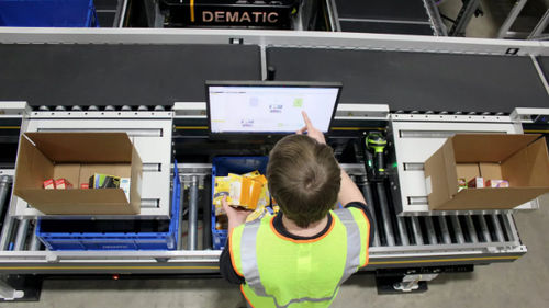 Mensch-Maschine Schnittstelle / mit Touchscreen - DEMATIC - Handgerät / Industrie