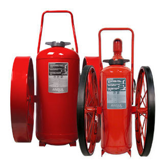 Feuerlöscher auf Rädern - RED LINE® - ANSUL - auf Trockenpulverbasis / Klasse B / Klasse D