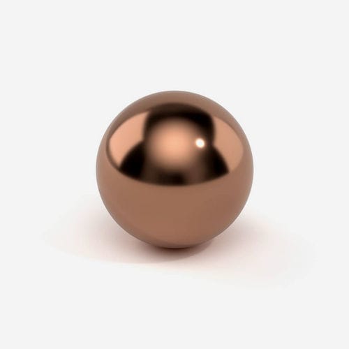 Bronzekugel - RGPBALLS Srl - Aluminiumlegierung / für Klappe