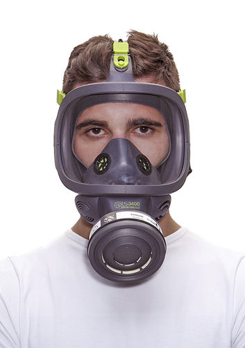 Vollgesichtsschutzmaske - 3000 Universal series - B.L.S. S.r.l. - Patronen / Einfilter / mit Schraubverbindung