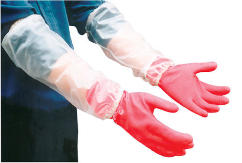 Arbeits-Unterarmschutz - L0081 - PPSGB - chemikalienbeständig / PVC / unisex