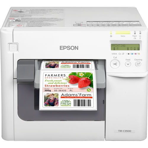 Tintenstrahl-Etikettendrucker - ColorWorks C3500 - EPSON Europe - Desktop