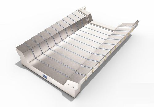 Pantograph-Teleskopabdeckung - AL Industrie - wasserdicht / horizontal / Stahl