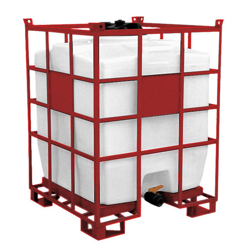 IBC-Behälter / Lager - IBC-E series - ARICON GmbH - Polyethylen / für Flüssigkeiten / mit Schutzkäfig