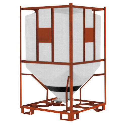 Schüttgutbehälter - TB/P series - ARICON GmbH - Polyethylen / rechteckig / mit konischem Boden