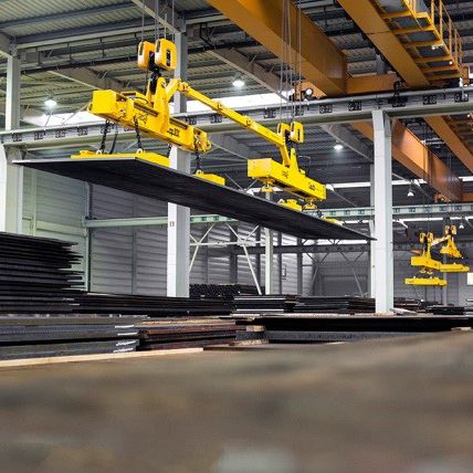 Elektrisch geschalteter Elektro-Lasthebemagnet - WOKO - für Stahlblech / rechteckig