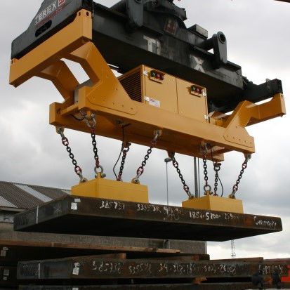 Elektrisch geschalteter Elektro-Lasthebemagnet - WOKO - für Umschlaggerät / Festtraversen / rechteckig