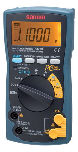 Digitales Multimeter - CD770 - Sanwa Electric Instrument - tragbar / 600 V / Industrie