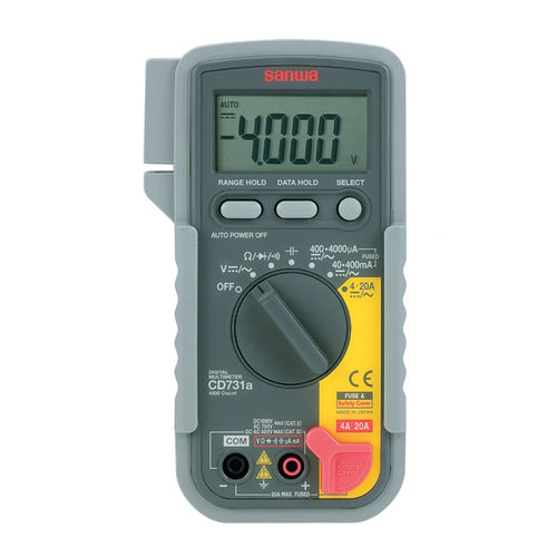 Digitales Multimeter - PC7000 - Sanwa Electric Instrument - tragbar / 1000 V / 10 A
