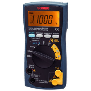 Digitales Multimeter - PC773 - Sanwa Electric Instrument - tragbar / 1000 V / 11 A