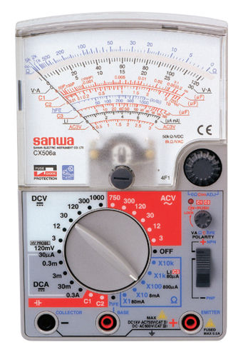 Analoges Multimeter - CX506a - Sanwa Electric Instrument - tragbar / 1000 V / Industrie