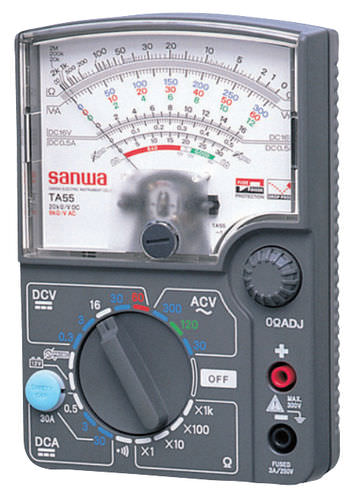 Analoges Multimeter - TA55 - Sanwa Electric Instrument - tragbar / 30 A / Industrie