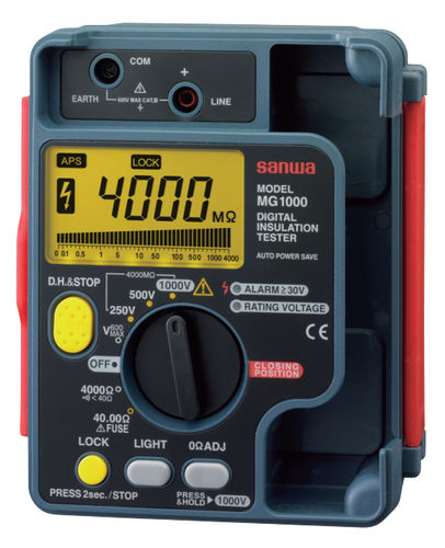 Tragbares Isolationsmessgerät - MG1000 - Sanwa Electric Instrument