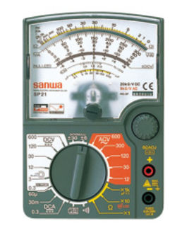 Analoges Multimeter - SP21  - Sanwa Electric Instrument - tragbar / 600 V / Industrie