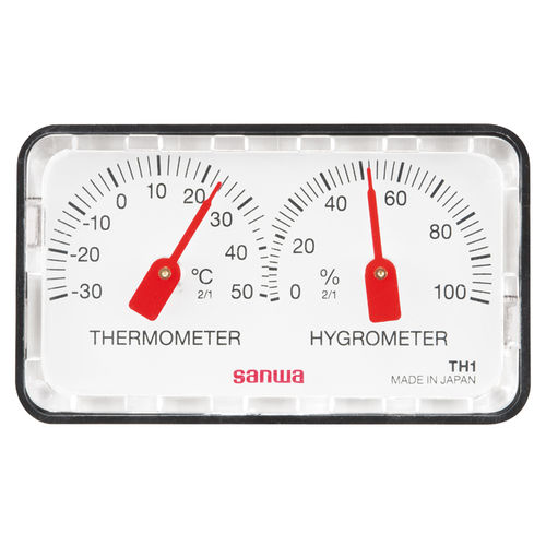 Analoges Thermo-Hygrometer - TH1 - Sanwa Electric Instrument - relative Luftfeuchtigkeit / Temperatur