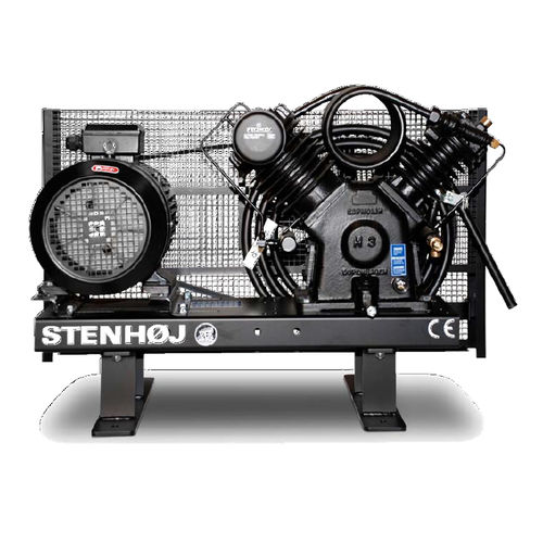 Kolbenkompressor - H series - STENHØJ - Luft / mit Elektromotor / stationär