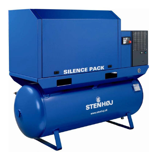 Kolbenkompressor - SiPa series - STENHØJ - Luft / mit Elektromotor / stationär