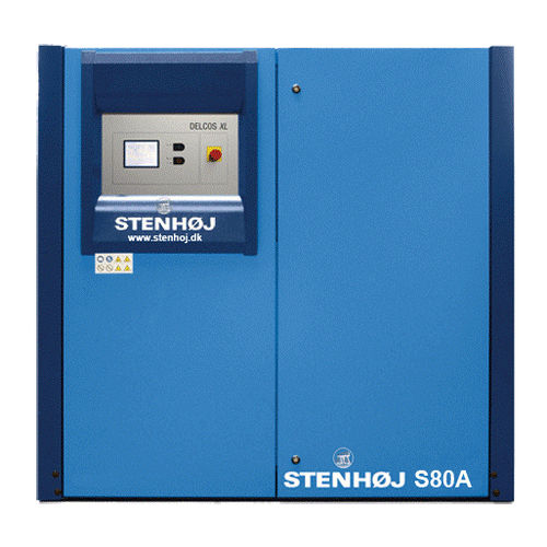Schraubenkompressor - S55A-S80A, SR55A-SR75A - STENHØJ - Luft / mit Elektromotor / stationär
