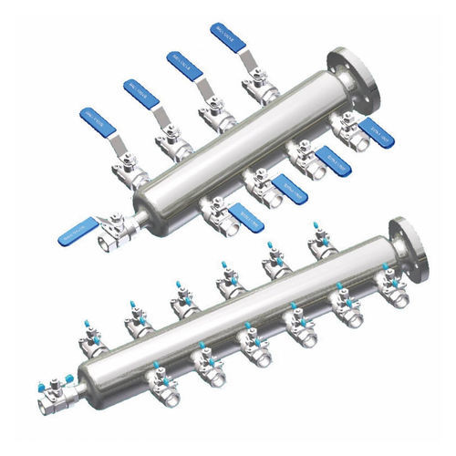 Mehrweg-Verteilerblock - AHM  - Golden Mountain Enterprise - Edelstahl / für Gas / für Verteilungszwecke