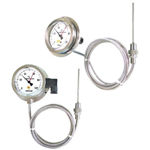 Flüssigkeitsausdehnungsthermometer - SAE 4 - Golden Mountain Enterprise - mit Zifferblatt-Anzeige / IP65 / Tauchfühler
