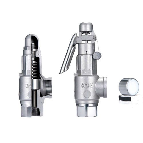 Luftsicherheitsventil - N8S_N8LS - Golden Mountain Enterprise - für Dampf / für Wasser / PTFE